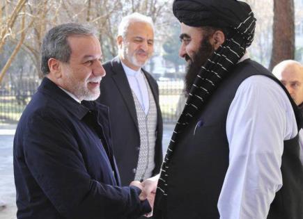 Reunión entre Ministro de Exteriores de Irán y Talibán en Kabul