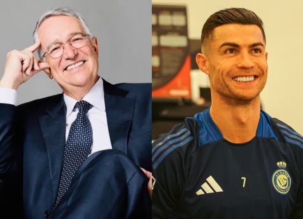 Ricardo Salinas Pliego se burla de Cristiano Ronaldo en redes sociales