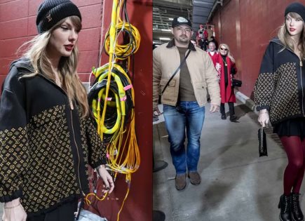 Taylor Swift brilla en el estadio Arrowhead junto a los Chiefs de Kansas City