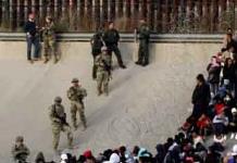 Despliegue de soldados en la frontera de Texas para asegurar la frontera con México