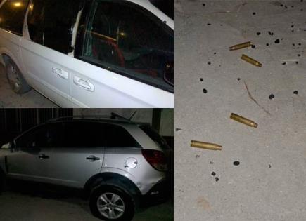 Persecución y balacera en Valles; un policía herido