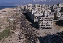 Regreso de palestinos a Gaza tras el conflicto Regreso de palestinos a Gaza tras el conflicto