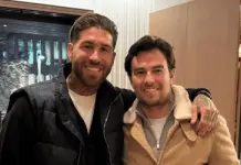 Checo P&eacute;rez comparte foto con Sergio Ramos en Instagram