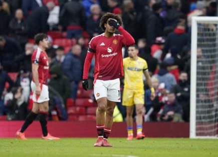 Manchester United sufre derrota ante Crystal Palace en la Liga Premier
