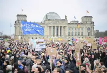 Manifestaciones en Alemania contra Friedrich Merz