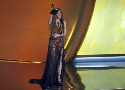 Shakira triunfa en los Grammy con Las mujeres ya no lloran
