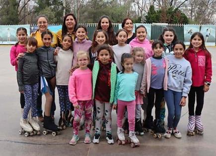 SIMPÁTICAS PATINADORAS