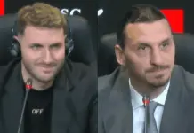 Conferencia de Santiago Giménez y Zlatan Ibrahimovic en el AC Milan