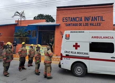 Realizan simulacro de evacuación en guardería