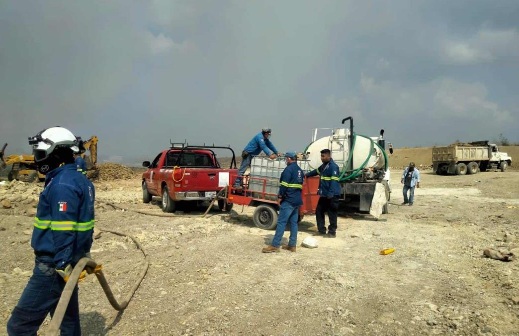 El incendio comenzó  antes de las 5am