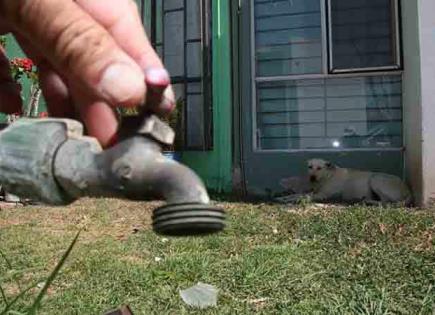 Agua, reclaman los habitantes de La Paz Agua, reclaman los habitantes de La Paz