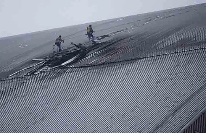 Cubierta exterior de la planta de Chernóbil tiene graves daños