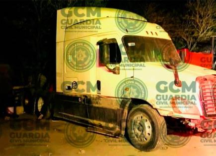 En taller localizan tráiler hurtado el año pasado