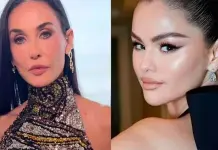 Demi Moore y Selena G&oacute;mez en la gala de los Premios BAFTA 2025