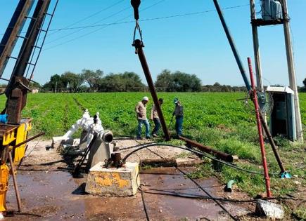 Rehabilitan pozo de agua