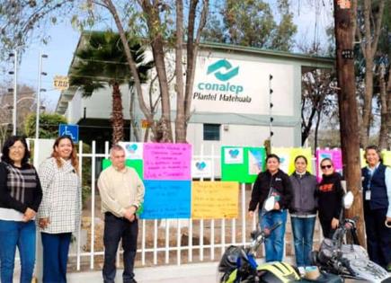 Se manifiestan los profes del Conalep Se manifiestan los profes del Conalep