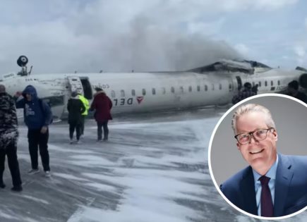 Accidente de avi&oacute;n de Delta Air Lines en Toronto