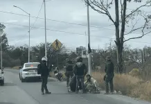Motociclista sufre derrape en el Libramiento Poniente; resulta con lesiones leves Motociclista sufre derrape en el Libramiento Poniente; resulta con lesiones leves