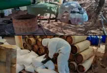 Aseguramiento de laboratorios clandestinos en Sinaloa