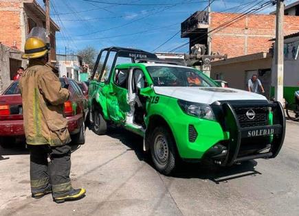 Cuatro lesionados deja carambola en Soledad Cuatro lesionados deja carambola en Soledad