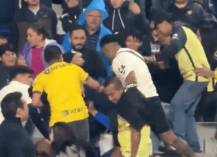 Identifican a agresor en la bronca del Pumas vs América