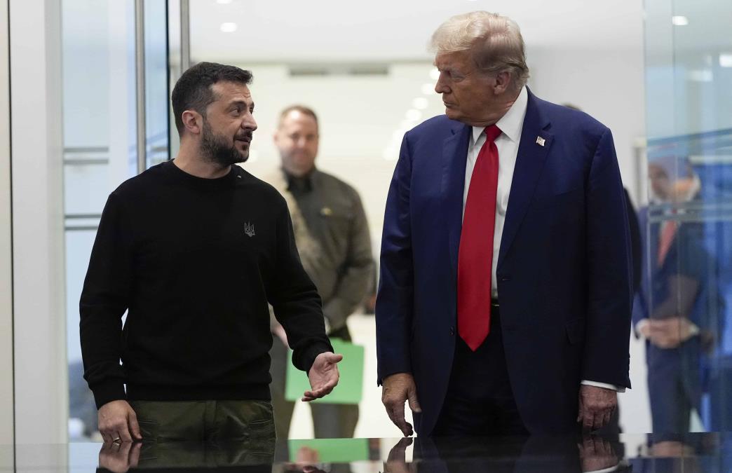 Volod&iacute;mir Zelenski y Donald Trump / Foto: AP