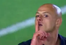 Chicharito y su polémico festejo en SLP