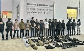 Detención de 16 personas con armas en operativos en Culiacán