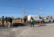 Fallece motociclista en choque sobre carretera a Rioverde
