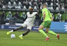 Reacción de Boniface en victoria del Leverkusen en Bundesliga