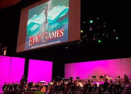 La Orquesta Sinfónica Universitaria presentó Epic Games 