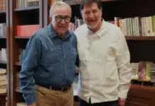 Fernández Noroña presume foto con Rocha Moya
