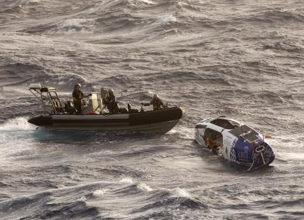Historia de supervivencia en alta mar