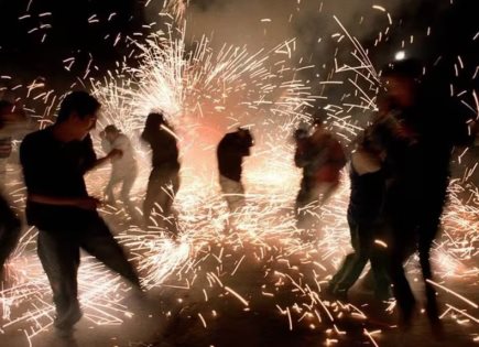 Incidente con Pirotecnia en Carnaval de El Espíritu