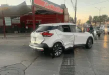 Choque Vehicular en la Colonia Dami&aacute;n Carmona