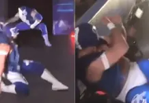 Lesión en la Arena Coliseo durante función del CMLL Lesión en la Arena Coliseo durante función del CMLL