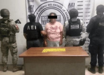 Detención de expresidenta municipal por posesión de drogas en Oaxaca
