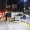 Fotos: Vehículo queda partido en choques de madrugada