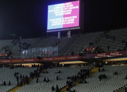 Tragedia en el FC Barcelona: Partido vs Osasuna pospuesto
