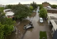 Tragedia por fuertes inundaciones en Bahía Blanca, Argentina