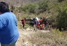 Suman 18 muertos por accidente carretero en Oaxaca; regresaban del Zócalo