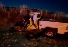 Mueren conductores en choque de frente sobre carretera 80 Mueren conductores en choque de frente sobre carretera 80