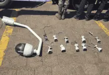 Operativo de retiro de c&aacute;maras de vigilancia en Ecatepec