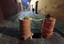 Aparece socav&oacute;n en Parrodi