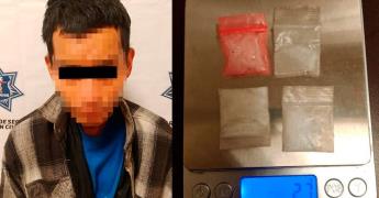 Vicioso es arrestado dosis de cristal