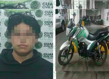 Motociclista manejaba de manera temeraria