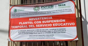 Ordena la SEGE suspensión de clases en U. de Matehuala
