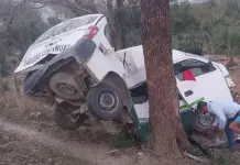 Retirar&aacute; SCT licencia a chofer tras aparatoso choque en transporte mixto