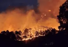 Brigadistas enfrentan 11 incendios forestales en Chihuahua
