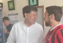 Video | As&iacute; fue la discusi&oacute;n entre Noro&ntilde;a y el hijo de Calder&oacute;n en Campeche